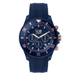 آیس واچ 020621 | ICE chrono dark blue rose-gold